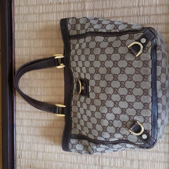 Gucci monogram satchel - Picture 1 of 9